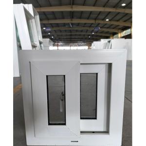 China 58mm Plastic Steel Sliding Windows And Door Single Tempered Glass Modern Style factory