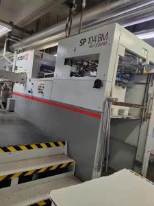 China BOBST-SP-104-BM Automatic Hot Stamping Machine,Max sheet size 40x1,040mm factory