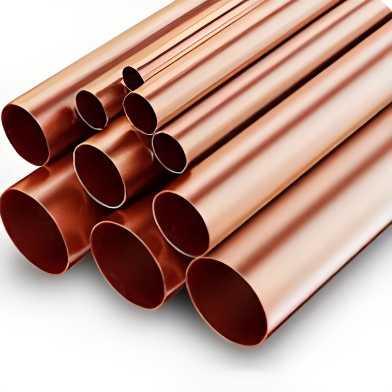 Copper Nickel Pipe C10100 C10200 C11000 Straight 1/4'' Seamless Round Tube 6M