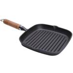 Flat Bottom Stovetop Grill Pan Cast Iron Non Stick Frying Pans For Cooking
