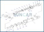 707-99-64460 7079964460 Tilt And Pitch Cylinder Service Kit For KOMATSU WD600-3