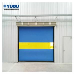 China Servo Motor Controller High Speed Shutter Door Pvc Fabric Zipper Horizontal Up Fast factory