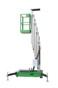 China 10 Meters Hydraulic Mobile Aerial Work Platform with 125KG Loading Capacity factory