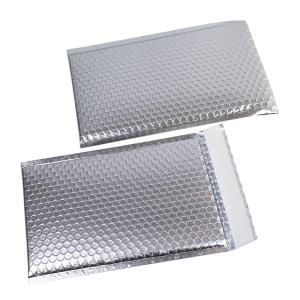 Custom Silver Customizable Sparkle Offset Printed Shockproof Bubble Bags