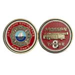 Antique Silver Custom Souvenir Personalised Double Sided Coin 3D Animal