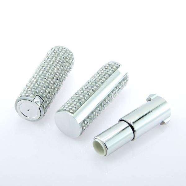 Screen Printing Labeling DIY Round Empty Lipstick Tube Capacity 3g