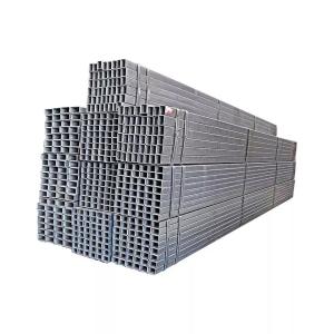 China 0.6-25mm Galvanized Square Tubes Hot Dip Ms Shs Rectangular Hollow Section Steel Tube factory