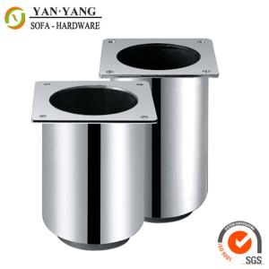 China 80mm high durable furniture parts round shaped metal sofa feet cabinet feet SL-020 factory