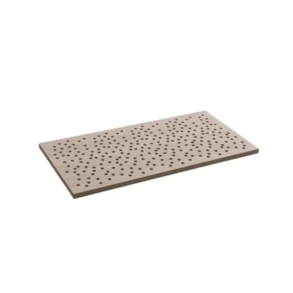 12mm Thickness Acoustic Wood Ceiling Panels Noise Absorbing Ceiling Tiles Flat