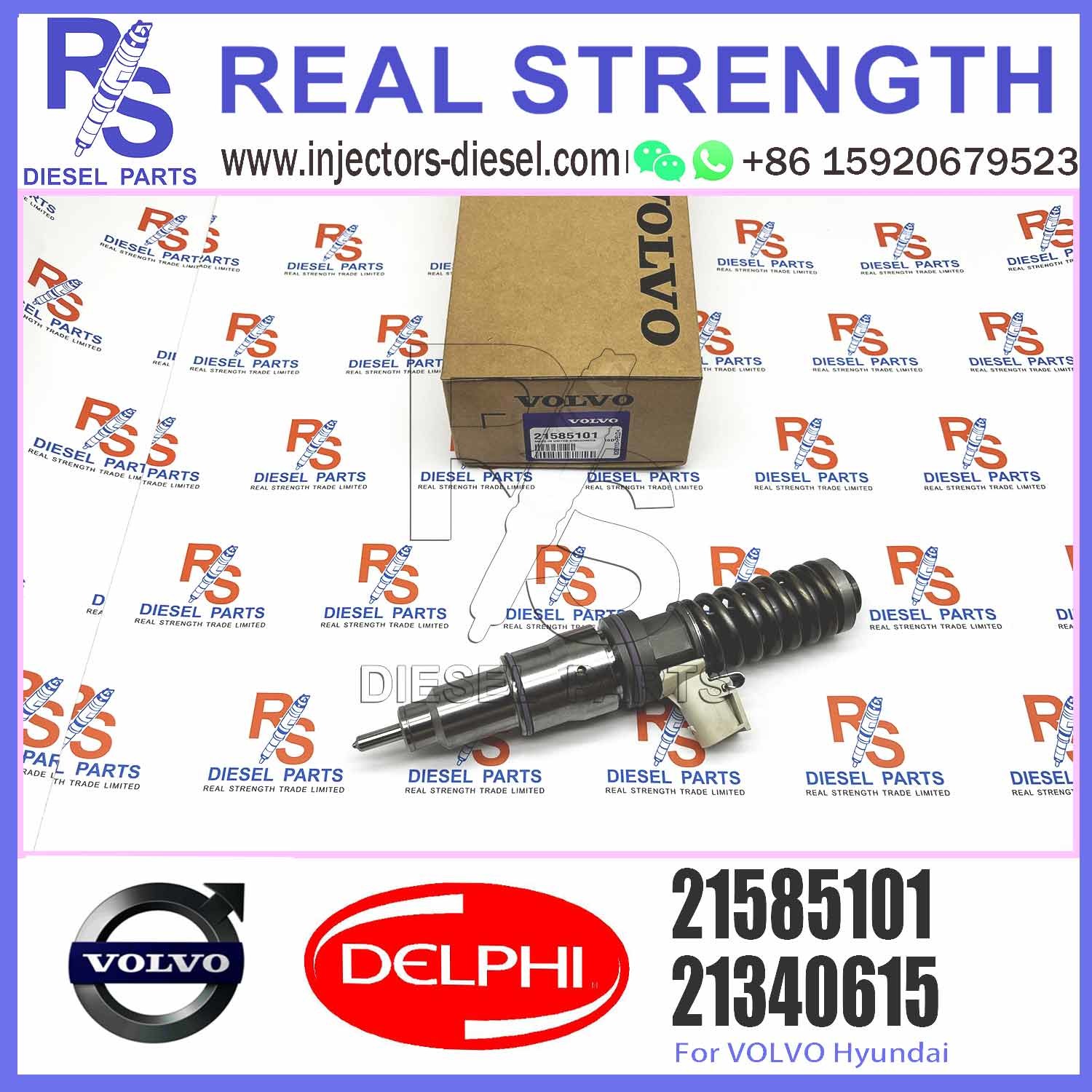 Diesel Engine Fuel Injector 21582101 BEBE4D37001 20747797 21585101 21644602 85003951 For V-O-L-V MD11