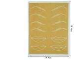 Silicone Microblading Practice Skin Of Lips Eyes Brows