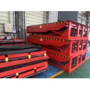 China Customizable Loading Dock Leveler With Safety Chains / Electric Power Source 6T /10T Capacity Hydraulic factory