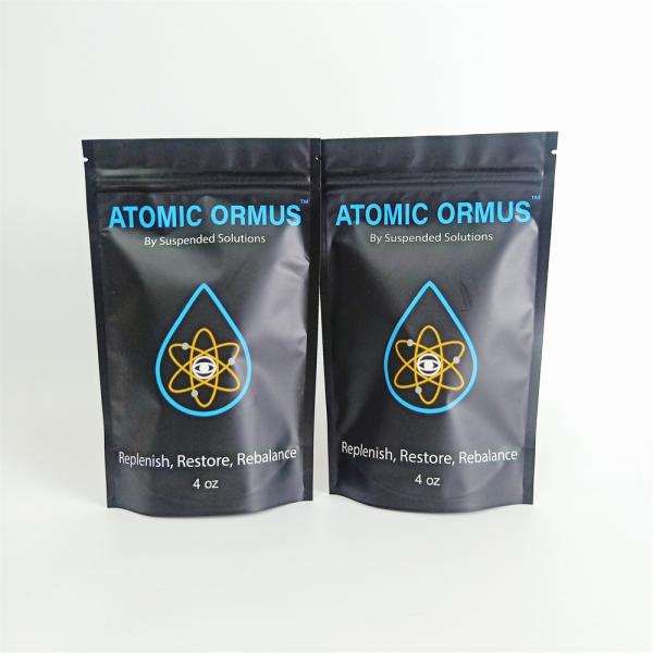 China Resealable Matte Finish Smell Proof Custom Stand Up Pouch For Pill factory