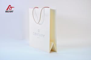 China Customized CMYK / Pantone Art Paper Bags / Paper Gift Bags With Handles factory