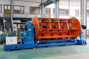 China 1600mm , 1 + 4 , Mechanical different linkage drum twister laying up machine for electric cable 2B , 25mm factory
