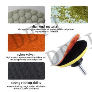 CE 50 Grit Diamond Polishing Pad Wet Or Dry Use Flexible