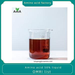 China Organic Plant Fertilizer Solution: Certified OMRI amino acid 50% Liquid Plant Fertilizer for Organic Farming &amp; Gardening factory