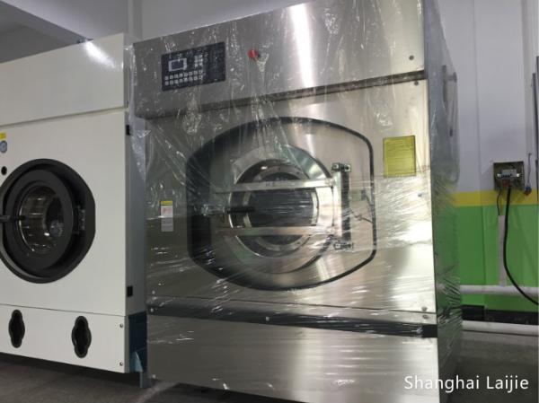 Stainless Steel 304 Industrial Washer Extractor For Hotel / Laundry Plant /