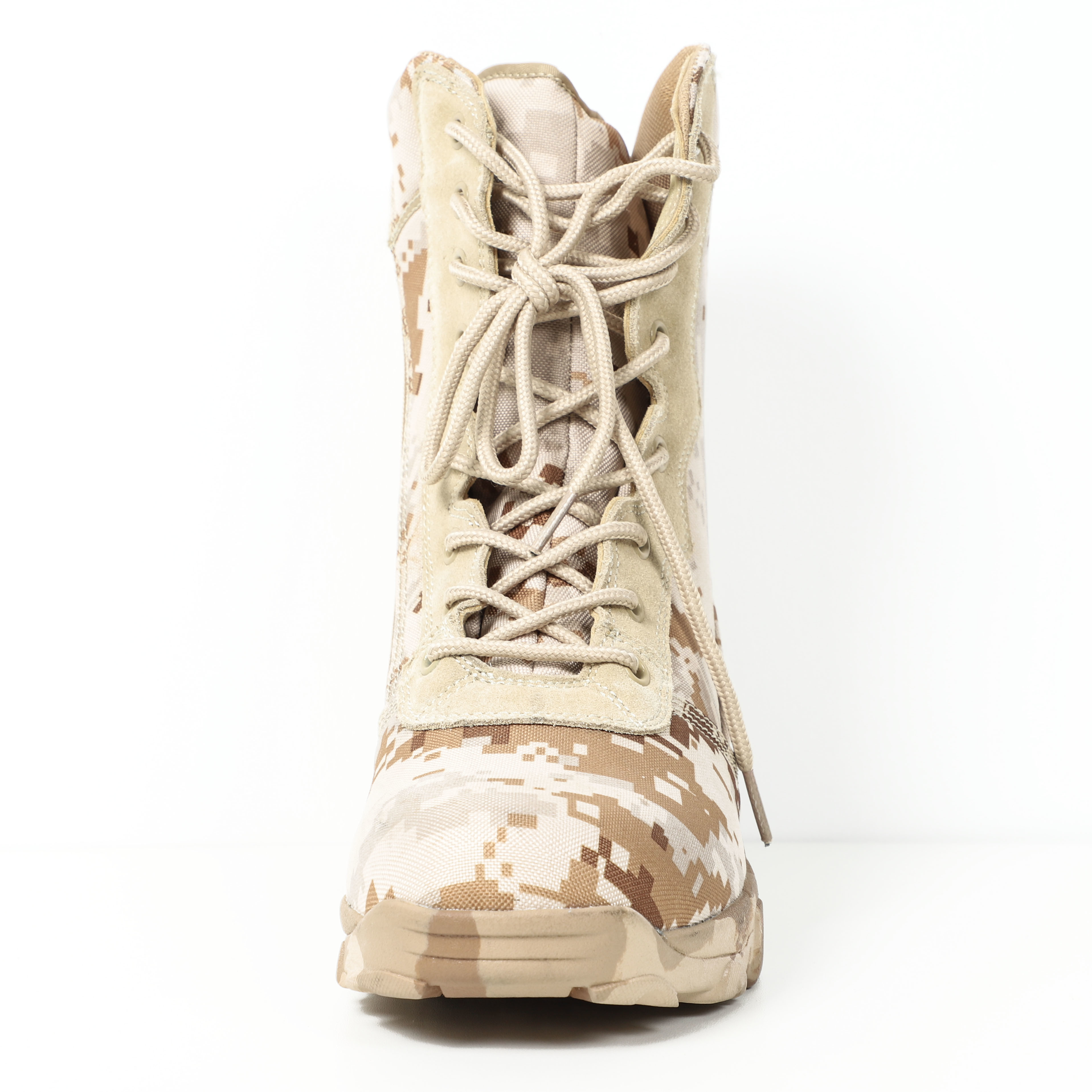 Desert Camouflage Military Combat Boots With Zipper 38-45 Desert Military Boots