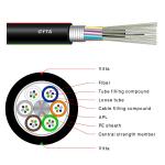 Outdoor Anti - Rodent Sm Armoured Fibre Optic Cable GYTA Multi Loose Tube 24 36