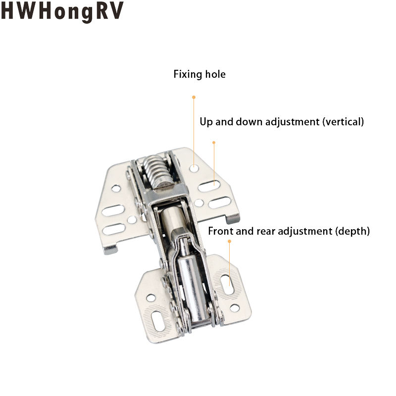 Motorhome Hydraulic Buffer Caravan Cabinet Hinge trailer door hinge for campervan door hinge with damping