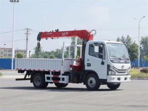 China 3.2 Ton Dongfeng Truck 4x2 Right Hand Driving Mounted Crane for Municipal Construction and Poor Road Conditions factory