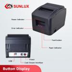 80mm Usb Lan Thermal Label Printer For Retail Store