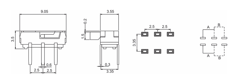 Alinta Provide Various Product Types for Slide/Trave/Toggle Swithes to meet customer's unique needs