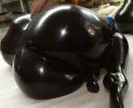 Small sleeping lady bronze sculptures for artist,customized bronze statues,