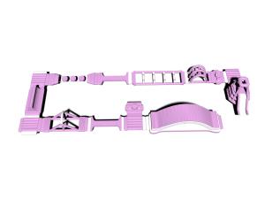 China Sport Parks Inflatable Water Obstacles Pink 10m With Fun Challange factory