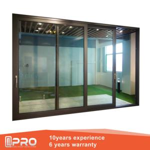 China folding sliding glass doors Aluminum Sliding Glass Patio Doors Modern Design Custom Sliding Glass Doors factory