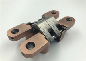 China Antique Copper Heavy Duty Invisible Hinge For 30mm Thick Interior Wooden Door factory
