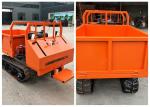 Diesel 1 Ton Mini Rubber Crawler Transporter