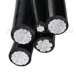 China Custom Logo ABC Aerial Bundled Overhead Cable PE Insulation 3 Phase Electrical Cable factory