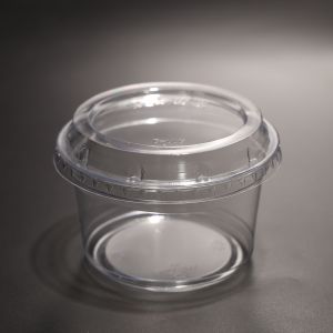 Plastic Disposable Cup with Clear and Various Dome/Flat Lid