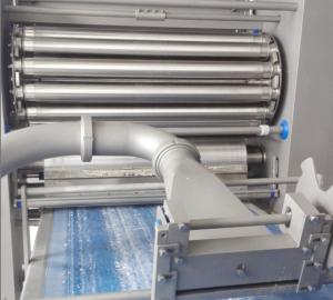 China Dough Sheeting Fully Automatic Paratha Making Machine For Auto Fat Pump factory