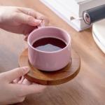 Nordic Cappuccino Coffee Cup And Saucer Set Of 12 Pieces Ceramic 250ml Porcelain