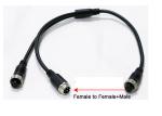 4pin Waterproof Extension Cable Male To Male / Female To Female M12 Wire