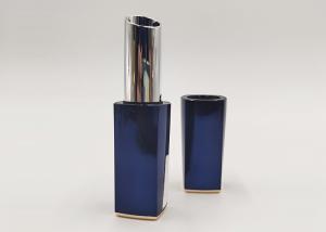 China 3g Glossy Blue Luxury Lipstick Tubes . Magnetic Lipstick Tubes Free Samples factory