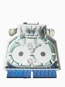 China ABS Plastic FTTH CATV Epon Fiber Optic Terminal Box DIN Rail Mounted factory
