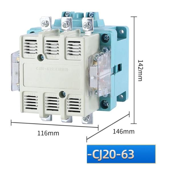China CJ20 400A High Power Contactor Magnetic Contactor factory