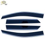 Auto Accessories Rain Deflectors For Car Windows ROHS Certified