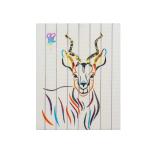 1 Inch Thickness Goat Ribbon Painting Washable Wear Resistant Easy To Hang