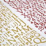 Craft Glitter Vinyl Stickers Infant Early Education Small Number Stickers