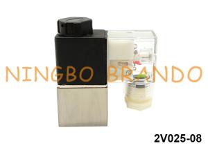 China 2V025-08 Airtac Type Pneumatic Solenoid Valve 1/4'' NPT 12VDC 24VDC factory
