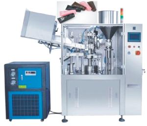 China 0.5 - 0.6Mpa Plastic Tube Filling Machines Easy Operation PLC Control Low Noise factory