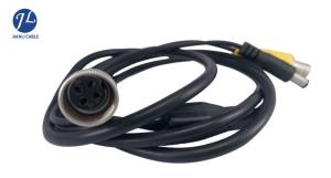 China 4 Pin Rear View Camera To RCA Adapter Cable For Vehicle Backup Camera Monitor factory