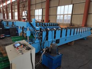 China Galvanized high speed roof ridge cap roll forming machine tile making machinery factory