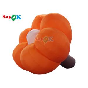China 2m Oxford Fabric Custom Inflatable Flowers With LED Light on sale