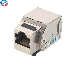 China Metallic Color RJ45 Keystone Jack 90 Degree UTP Keystone Jack factory